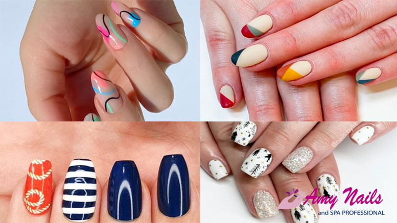 Playing with nail design – Amy Nails & Spa Professional