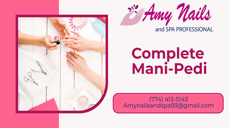 Pamper your hands and feet with luxurious treatments at Amy Nails E Spa Professional